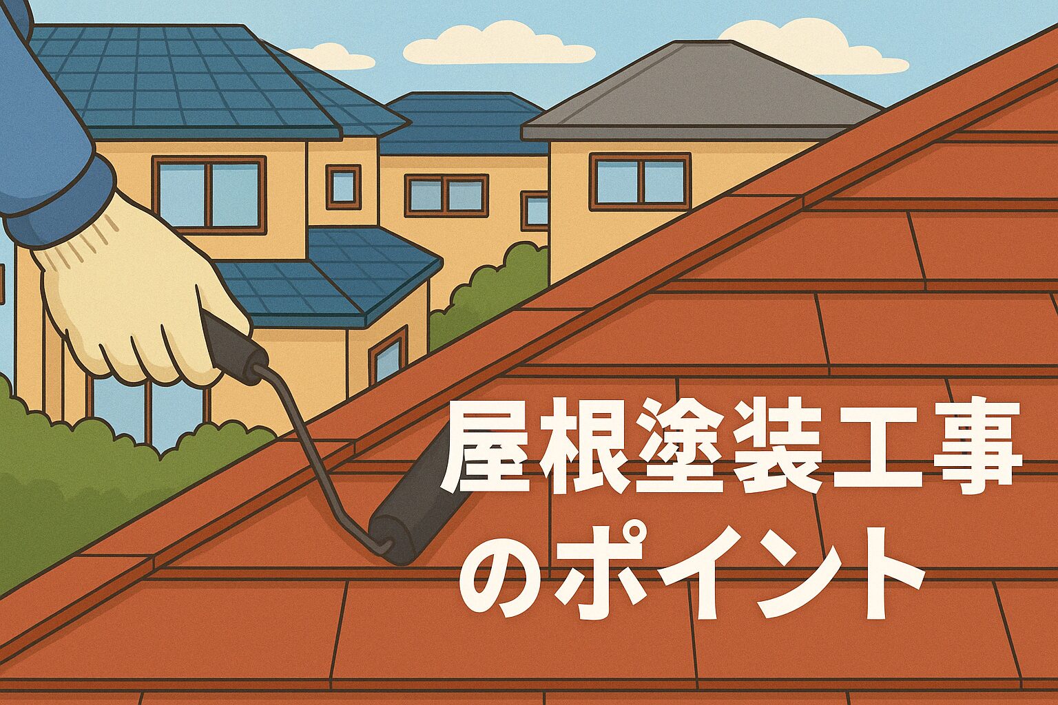 屋根塗装工事のポイントとは？