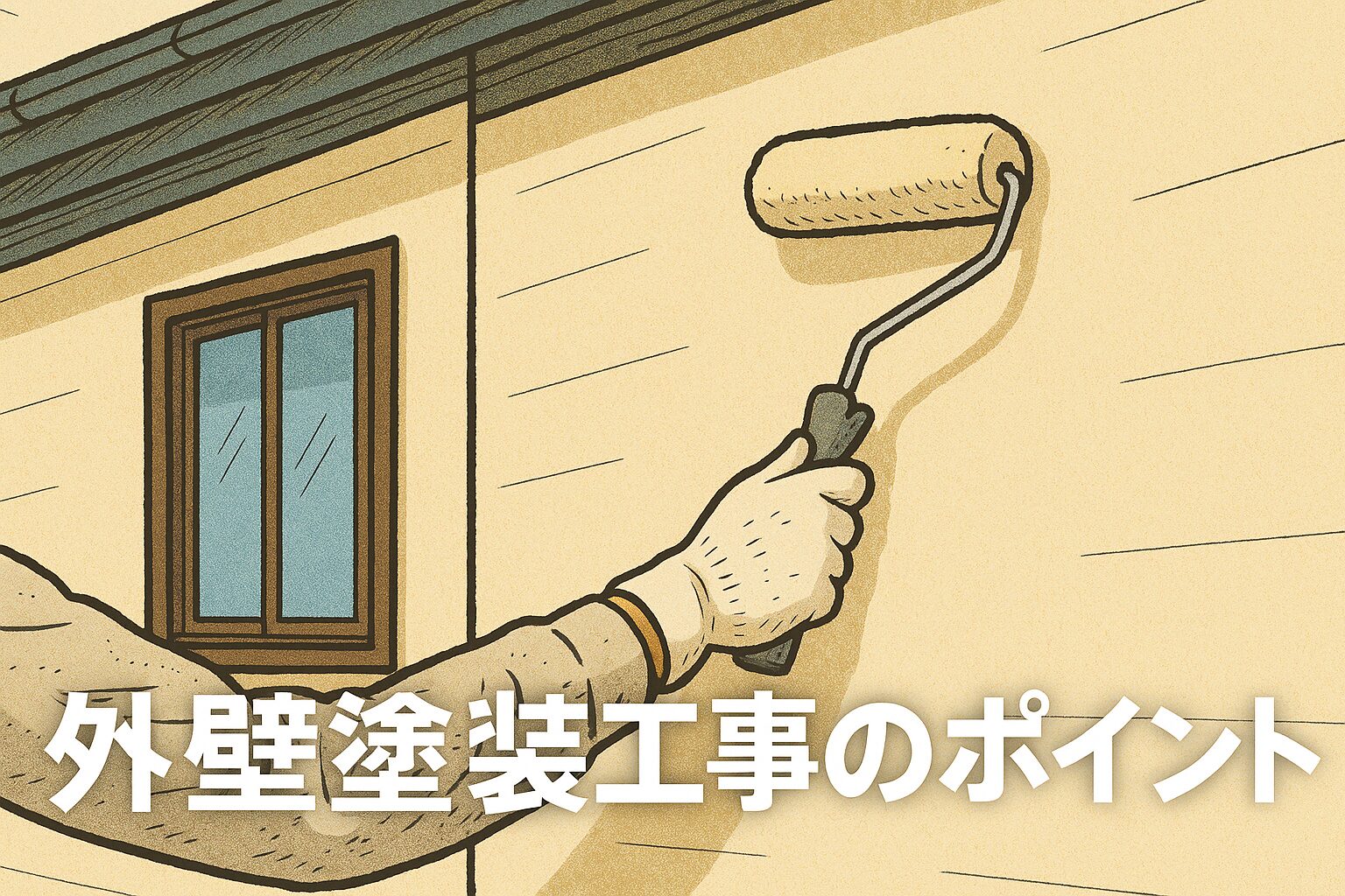 外壁塗装工事のポイントとは？