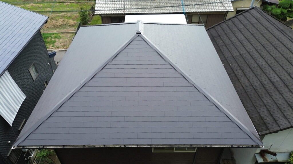 完成屋根 北面