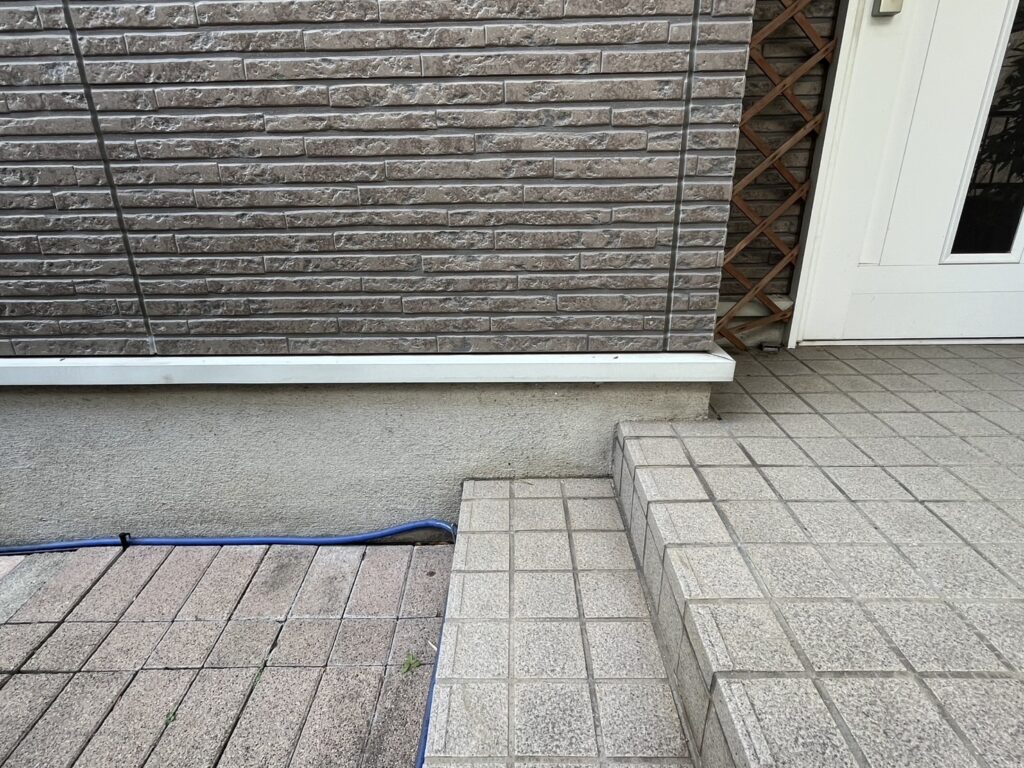 施工事例 外壁・水切り・基礎